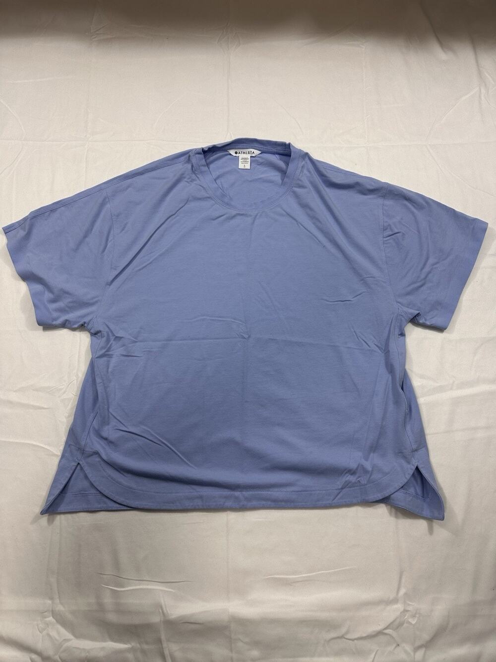 Athleta Women’s Relaxed Fit Short Sleeve Crewneck Tee Size Large